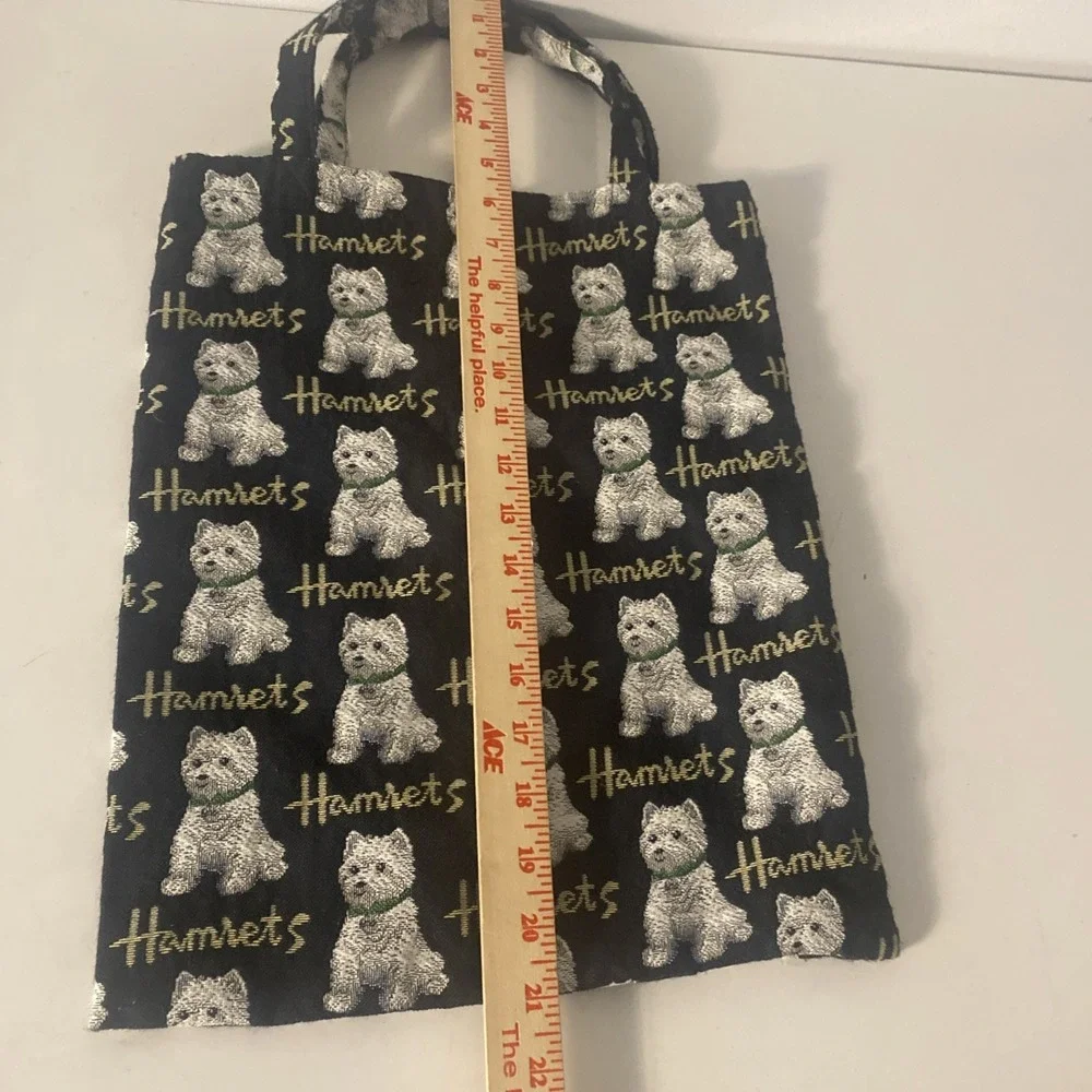 Whimsicall West Highland White Terrier Tapestry Tote Bag from Hamrets Black